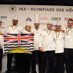 Gold Medal - 2008 Culinary Team British Columbia - World Culinary Olympics