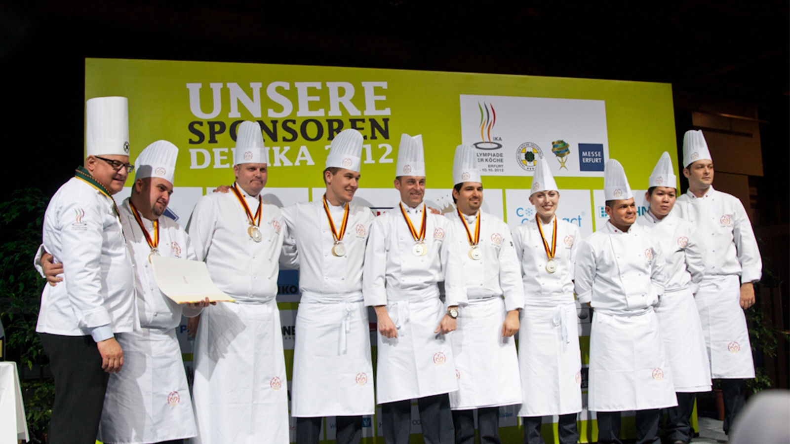 Gold Medal and Silver Medal Finalist - 2012 Culinary World Olympics - Culinary Team Canada